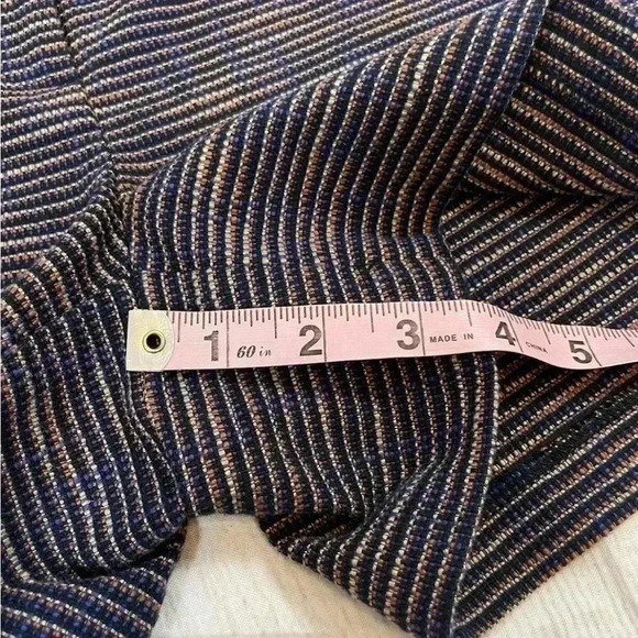 LOFT Riviera Shorts Black Blue Multicolor Tweed Flat Front Women’s Size 6 - Picture 9 of 12